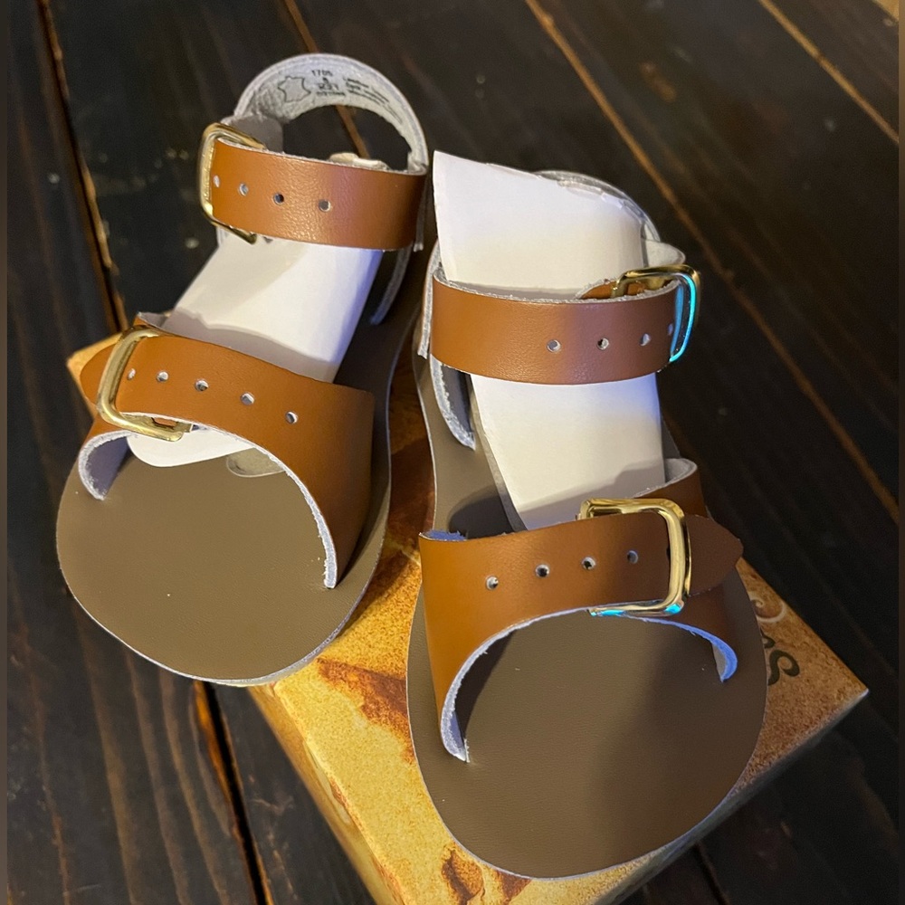 Brand new and never worn toddler girl sandals